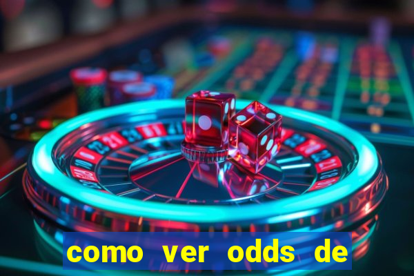 como ver odds de jogos passados